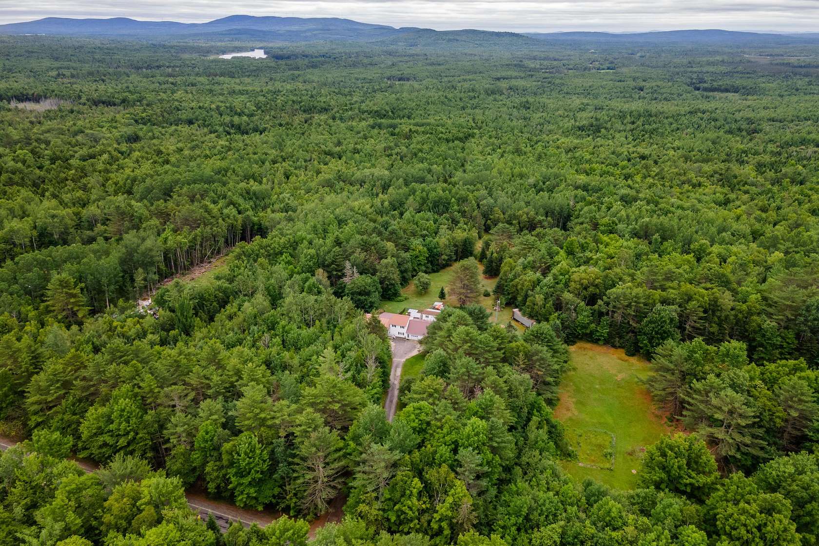 38.1 Acres of Land with Home for Sale in Lowell, Maine