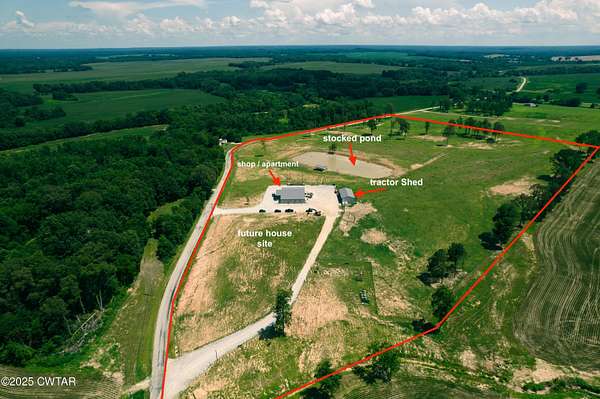 26.8 Acres of Land with Home for Sale in Denmark, Tennessee