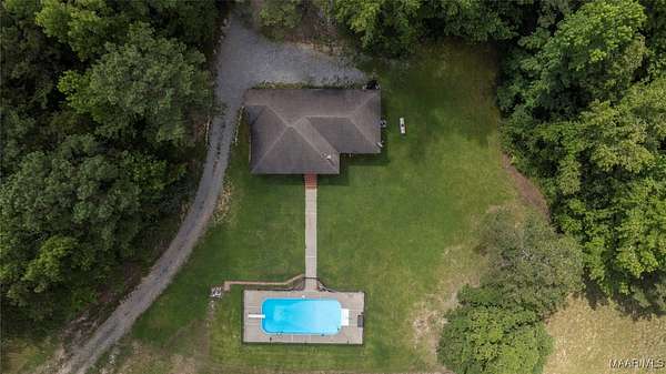 20 Acres of Agricultural Land with Home for Sale in Eclectic, Alabama