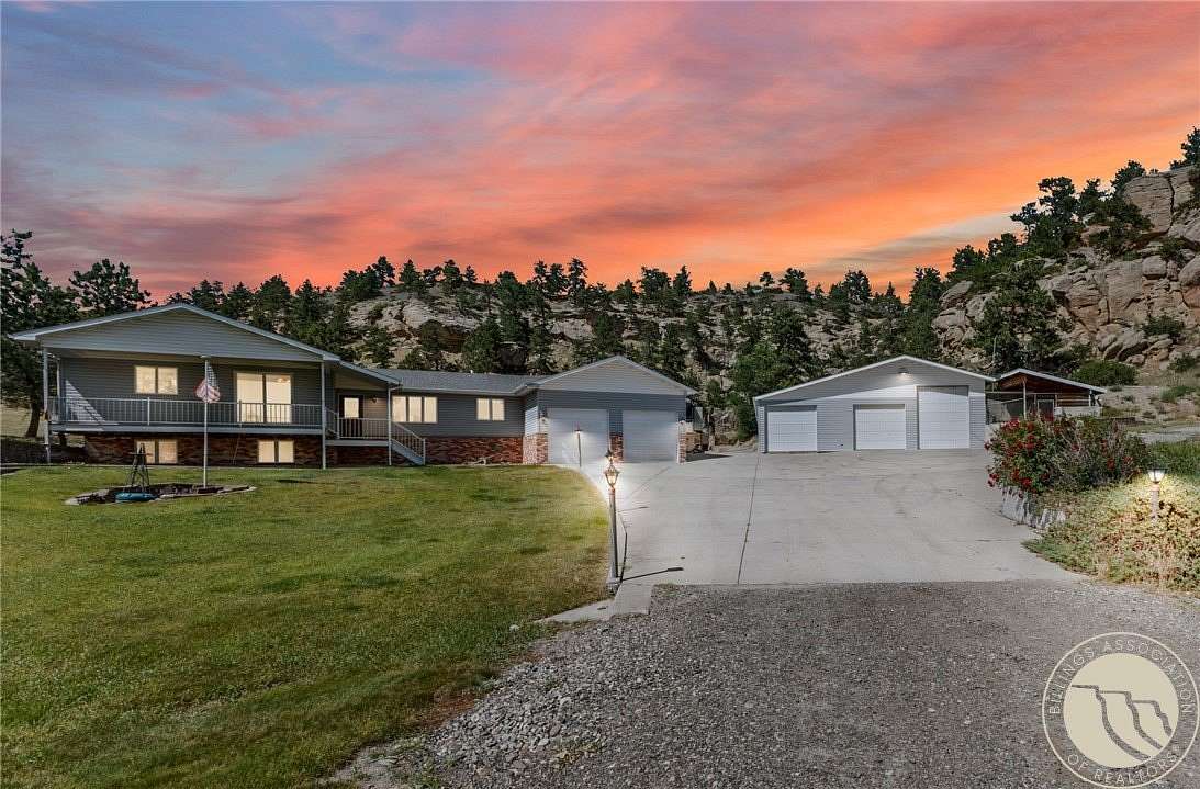 5.12 Acres of Residential Land with Home for Sale in Billings, Montana