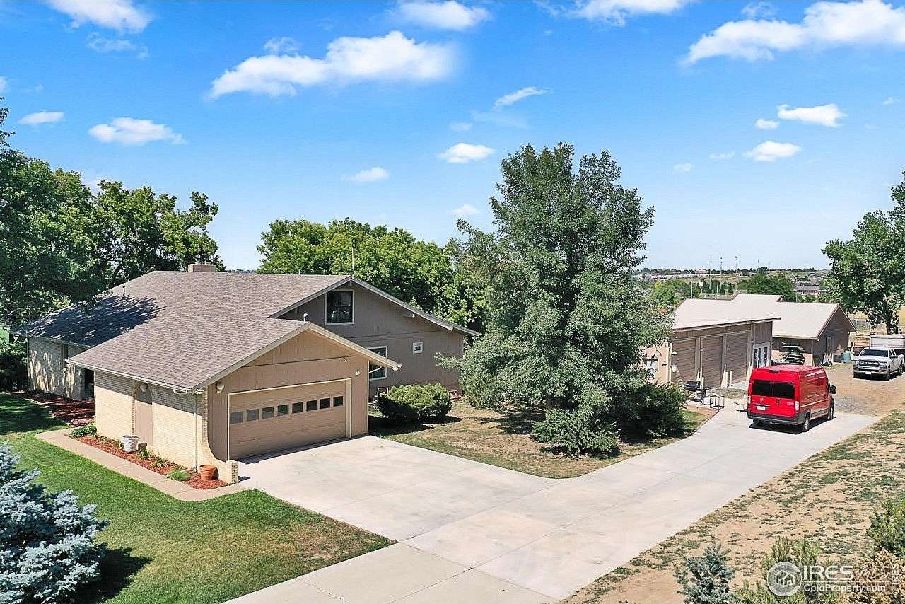 4 Acres of Residential Land with Home for Sale in Greeley, Colorado