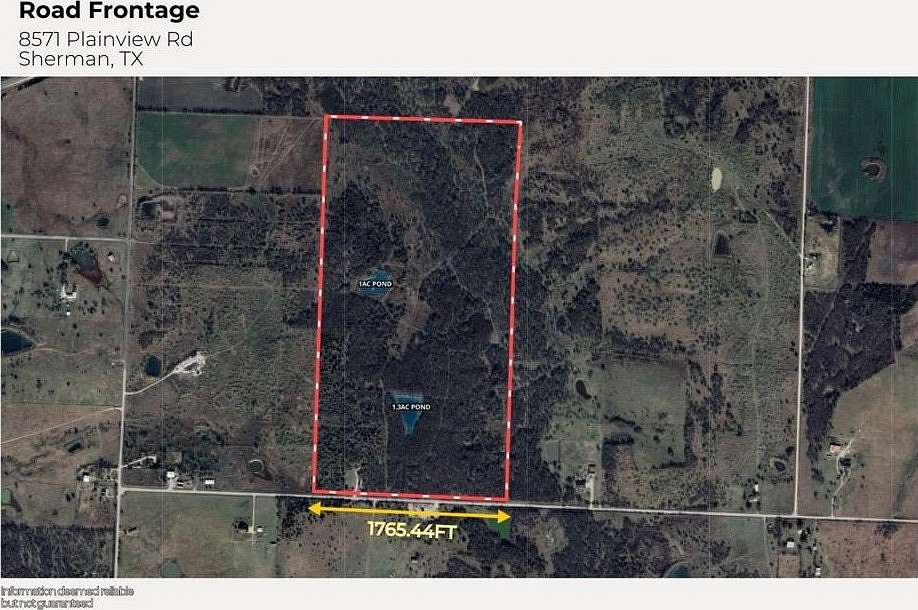 140 Acres of Recreational Land & Farm for Sale in Sherman, Texas