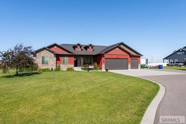 5 Acres of Residential Land with Home for Sale in Shelley, Idaho