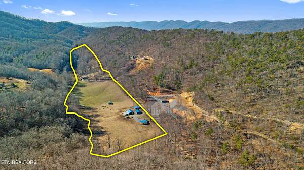 9.44 Acres of Land with Home for Sale in Rogersville, Tennessee