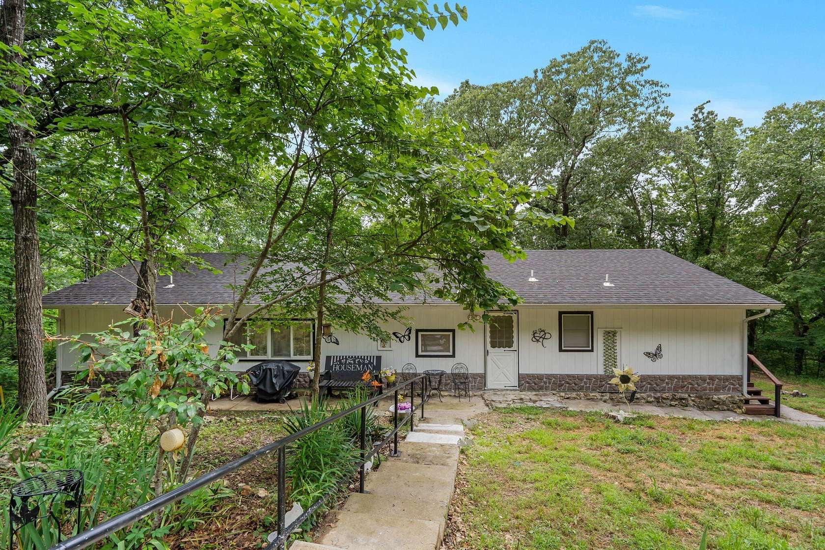 10 Acres of Recreational Land with Home for Sale in Cape Fair, Missouri