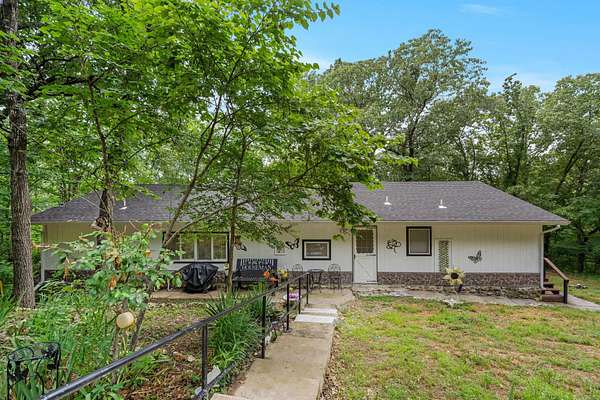 10 Acres of Recreational Land with Home for Sale in Cape Fair, Missouri