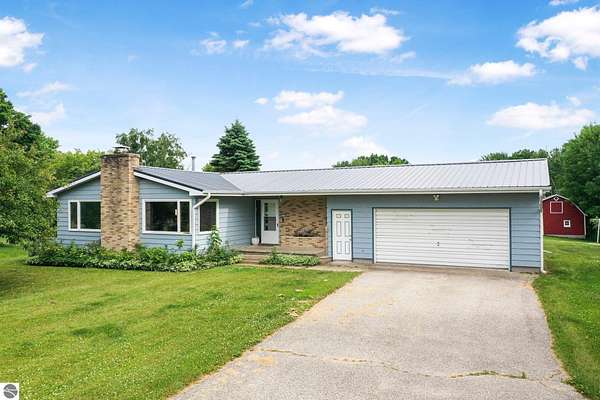 5 Acres of Residential Land with Home for Sale in Marion, Michigan