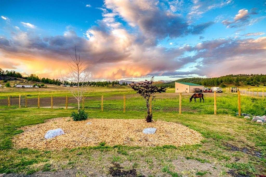 4 Acres of Residential Land with Home for Sale in Pagosa Springs, Colorado