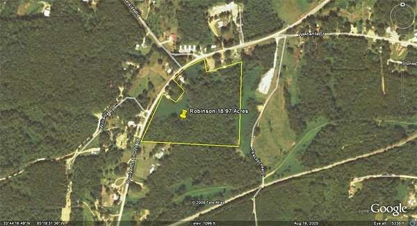 19 Acres of Land with Home for Sale in Tallapoosa, Georgia