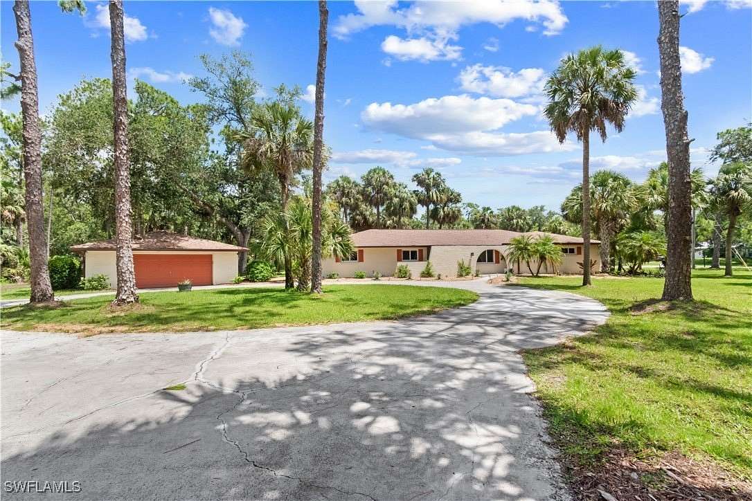 4.9 Acres of Residential Land with Home for Sale in North Fort Myers, Florida