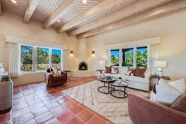 3 Acres of Residential Land with Home for Sale in Santa Fe, New Mexico