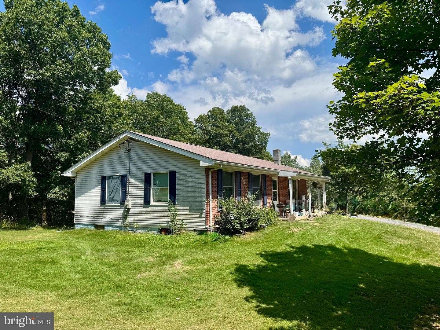 10.9 Acres of Recreational Land with Home for Sale in Burlington, West Virginia