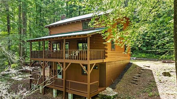 3 Acres of Residential Land with Home for Sale in Suches, Georgia