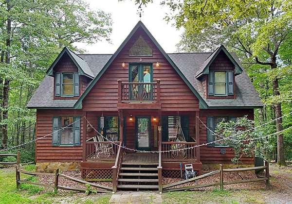 4 Acres of Residential Land with Home for Sale in Blue Ridge, Georgia