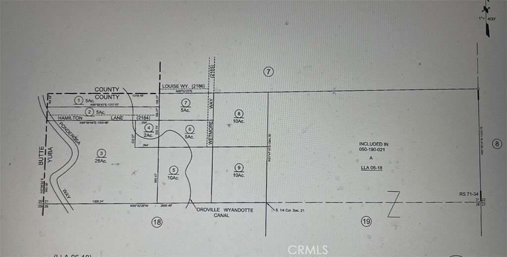 5 Acres of Land for Sale in Oroville, California