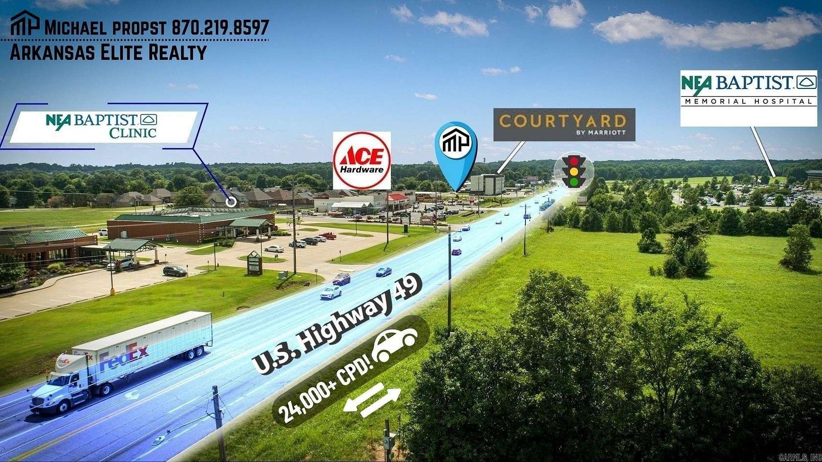 0.77 Acres of Residential Land for Sale in Jonesboro, Arkansas