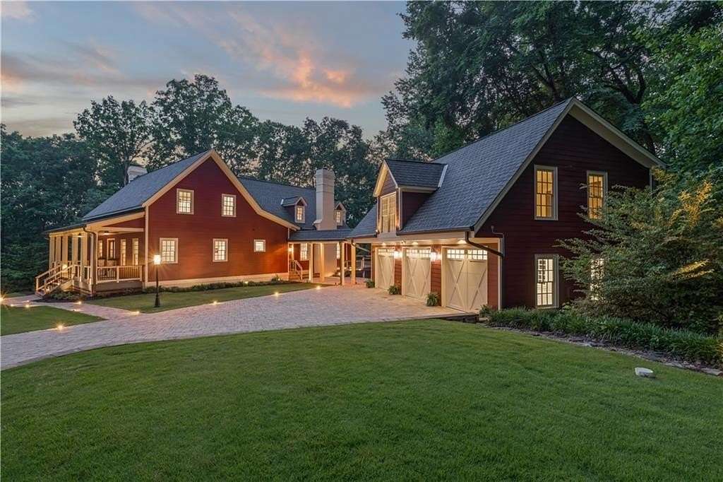 9.23 Acres of Residential Land with Home for Sale in Alpharetta, Georgia