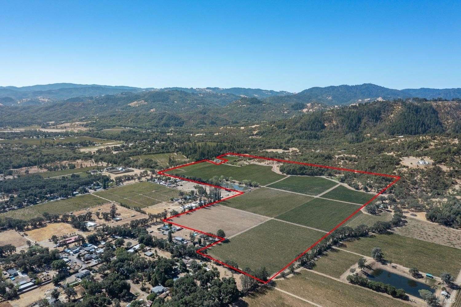 97.3 Acres of Agricultural Land with Home for Sale in Redwood Valley, California