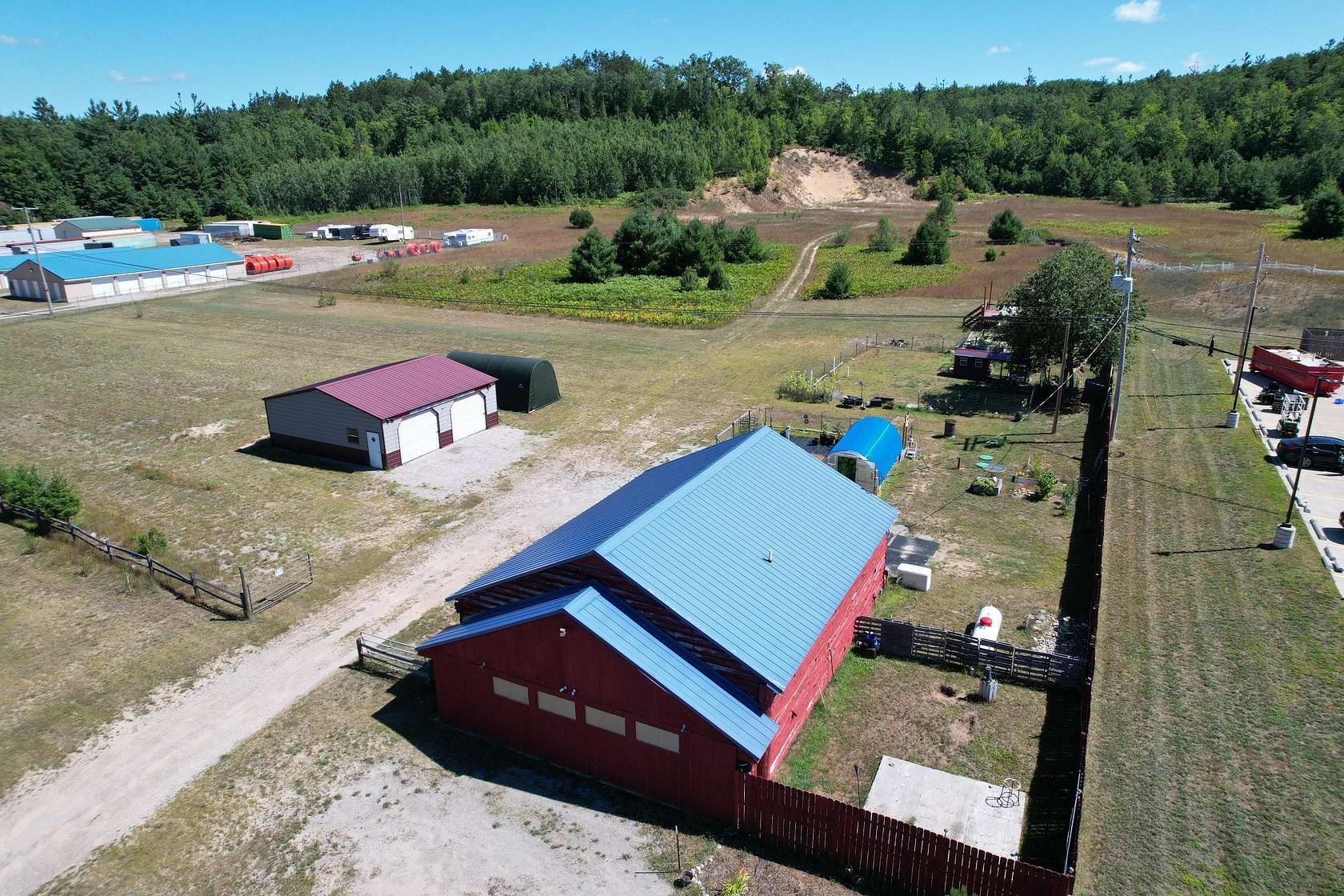 13.5 Acres of Land with Home for Sale in Frederic, Michigan