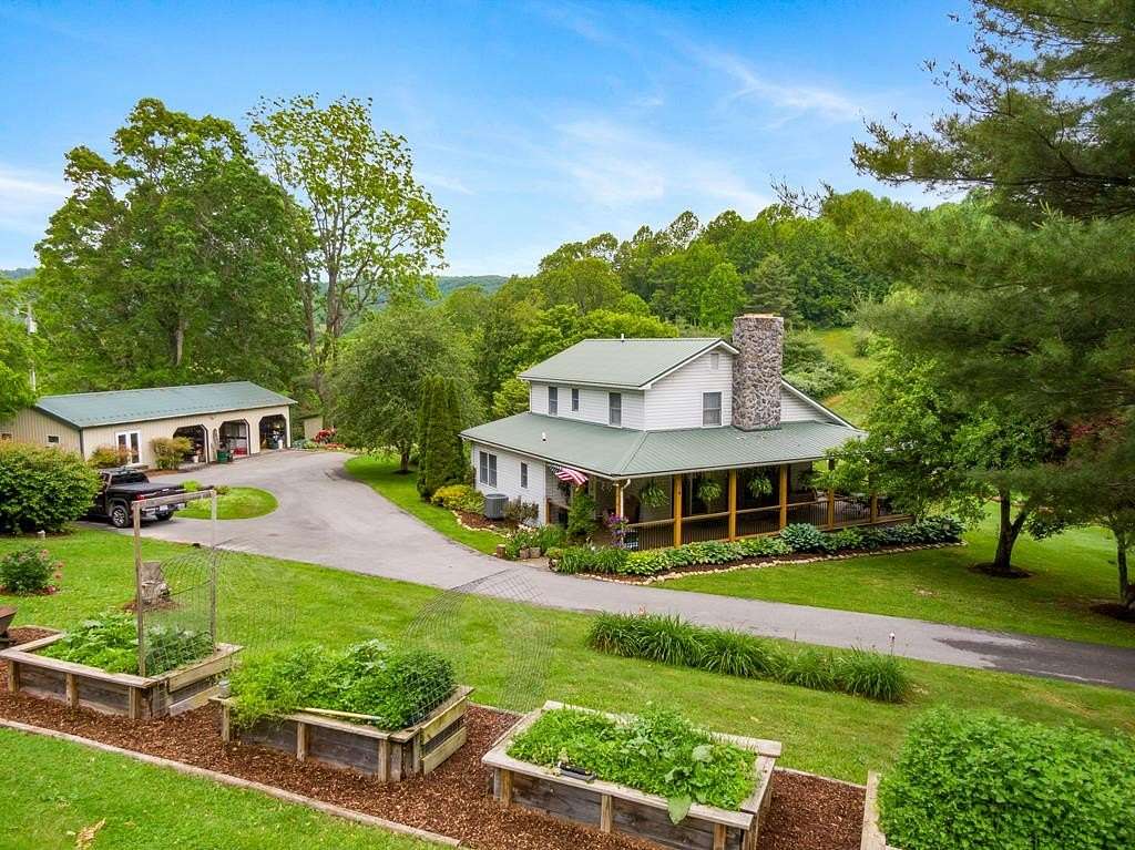 57.6 Acres of Land with Home for Sale in Rural Retreat, Virginia