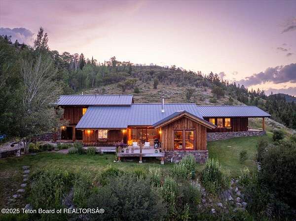 20.3 Acres of Recreational Land with Home for Sale in Victor, Idaho