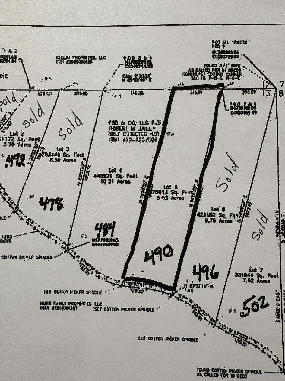 8.63 Acres of Residential Land for Sale in Saltillo, Mississippi