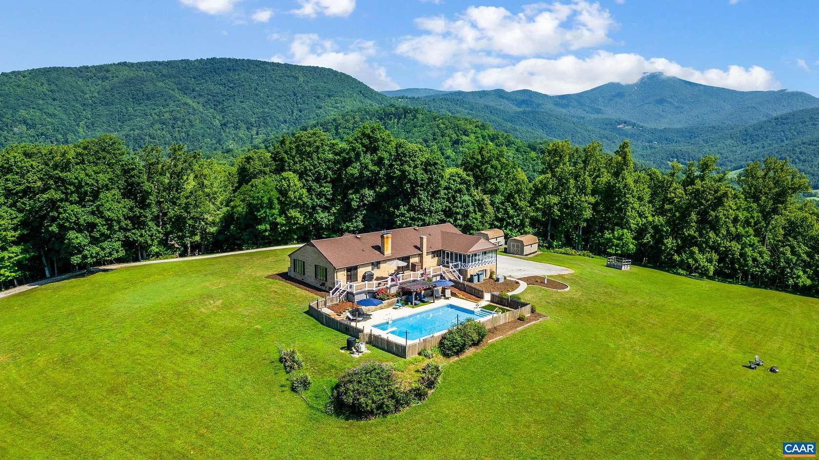 69 Acres of Land with Home for Sale in Amherst, Virginia