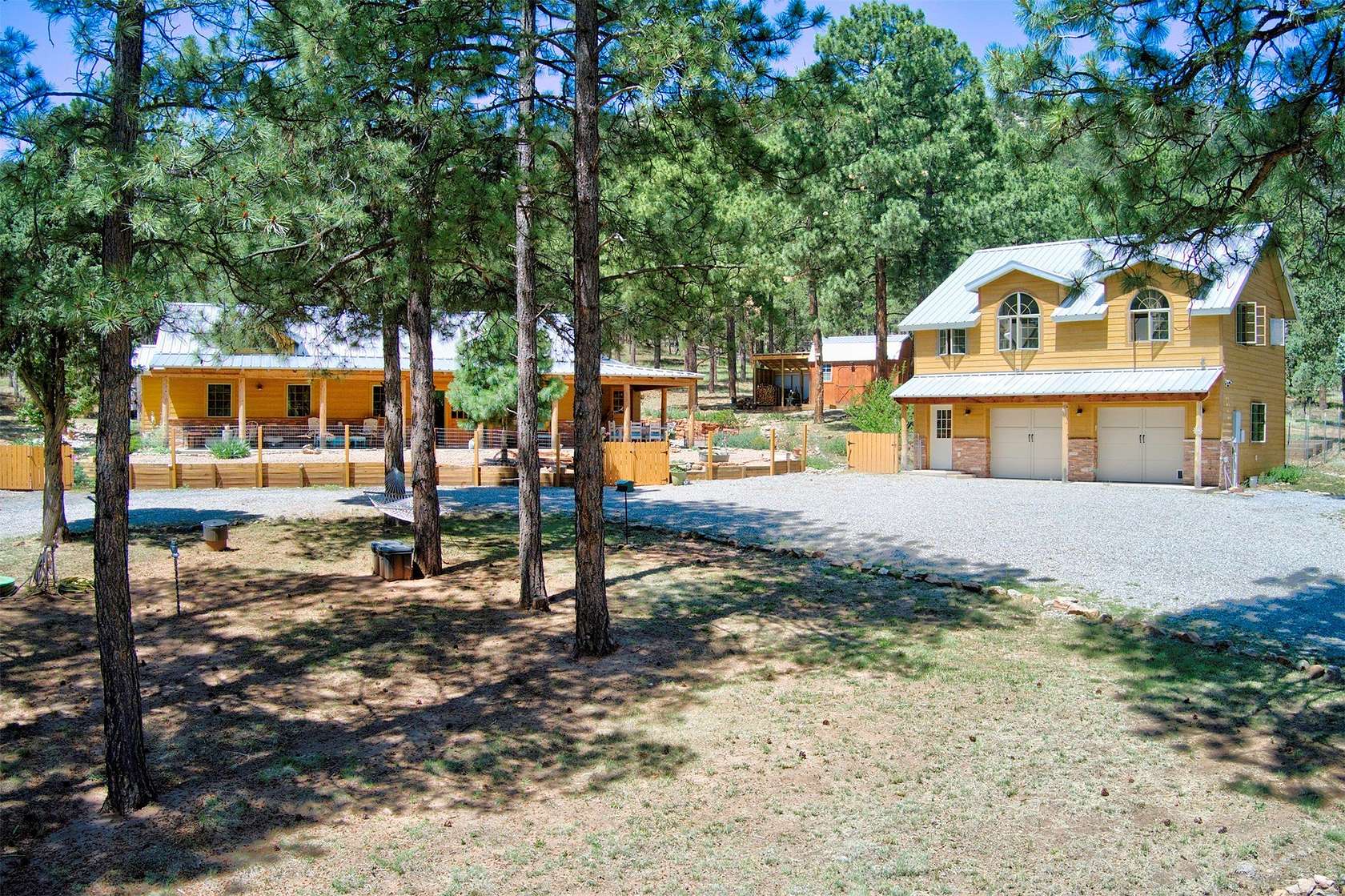 12.5 Acres of Recreational Land with Home for Sale in Glorieta, New Mexico