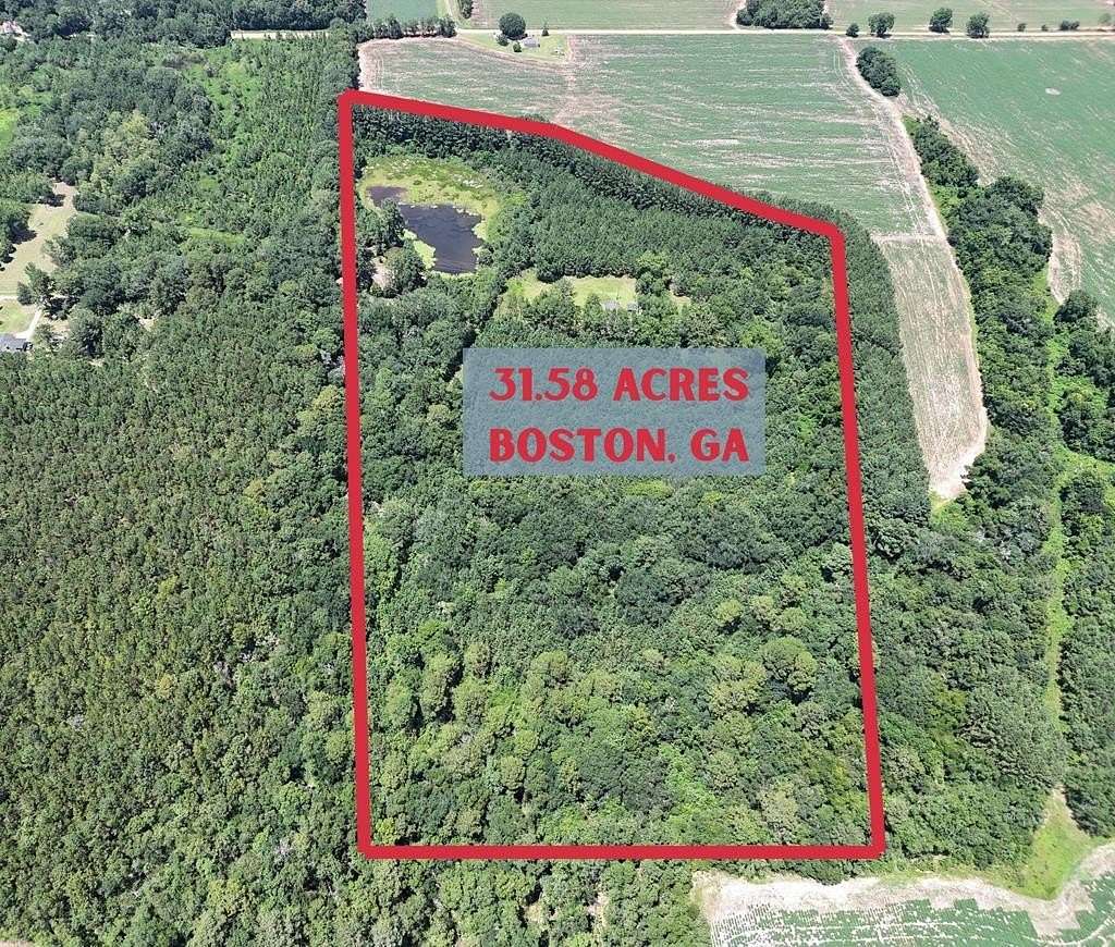 31.6 Acres of Land with Home for Sale in Boston, Georgia