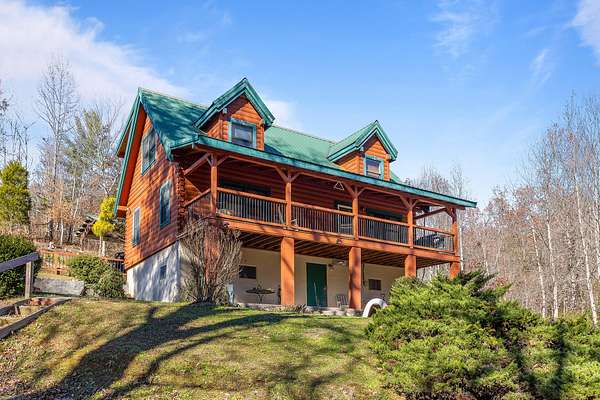 58.9 Acres of Land with Home for Sale in Tellico Plains, Tennessee