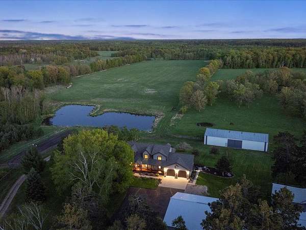 120 Acres of Land with Home for Sale in Pine River, Minnesota
