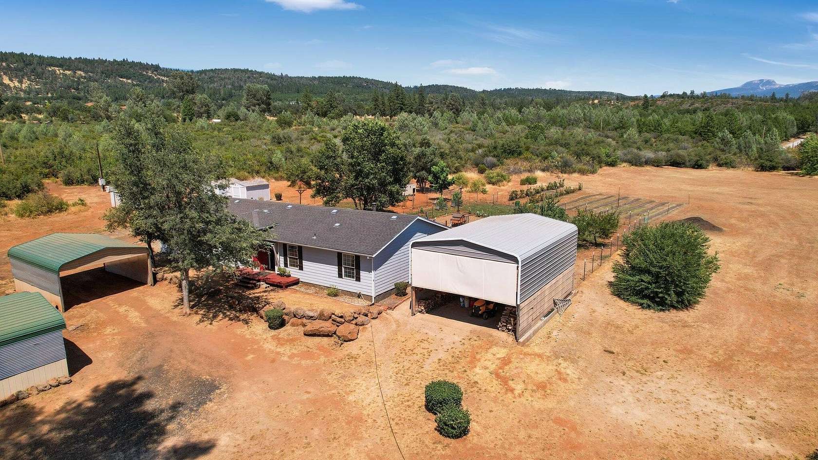 11 Acres of Land with Home for Sale in Manton, California