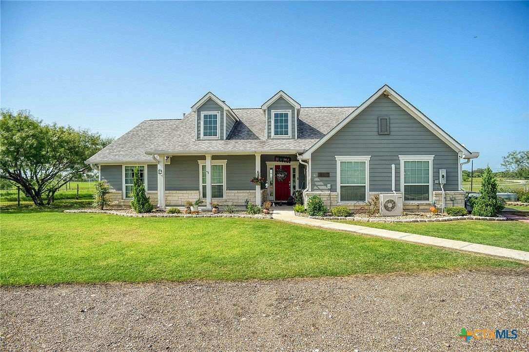 25.7 Acres of Agricultural Land with Home for Sale in Shiner, Texas