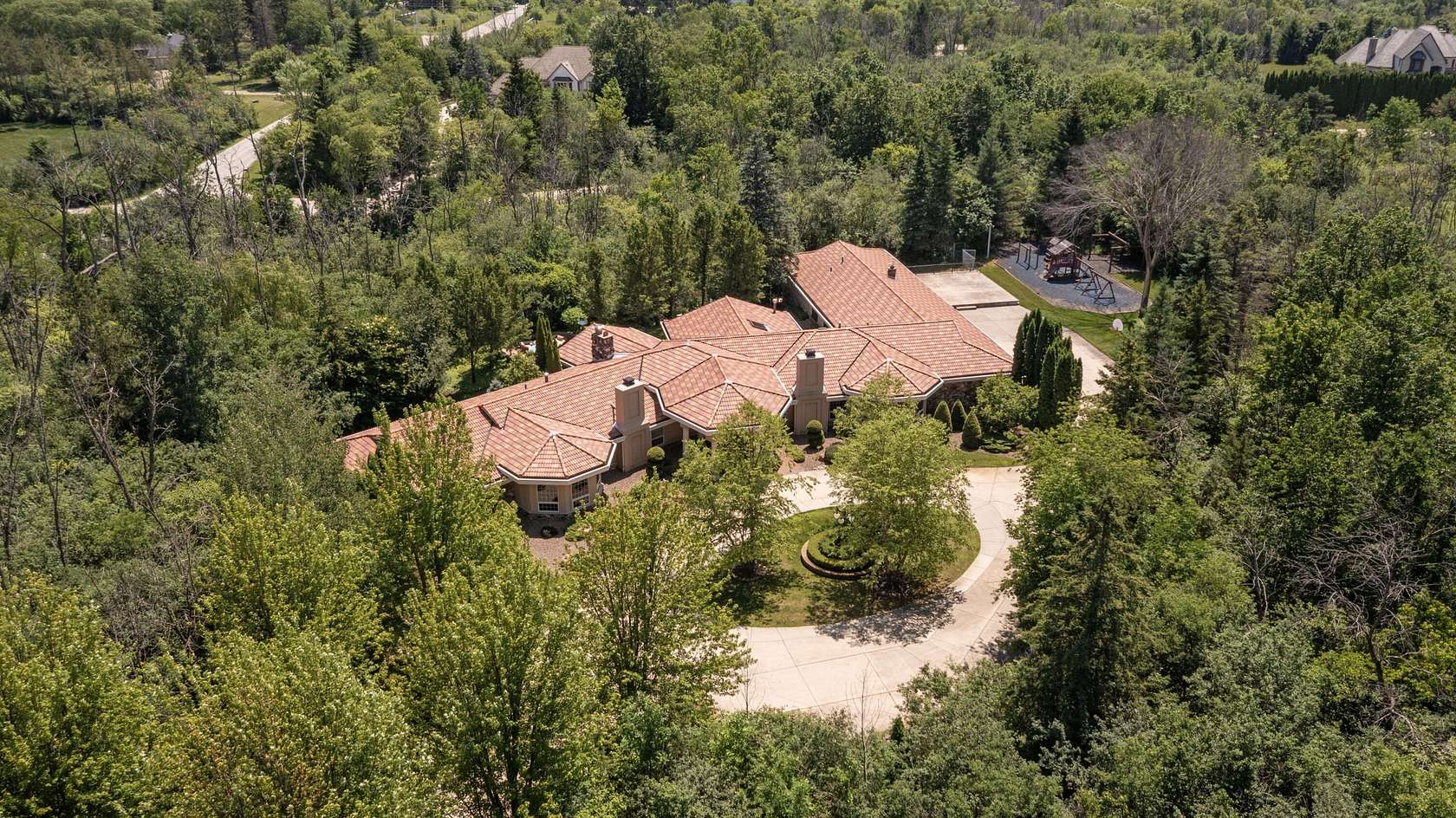 4.42 Acres of Residential Land with Home for Sale in River Hills, Wisconsin