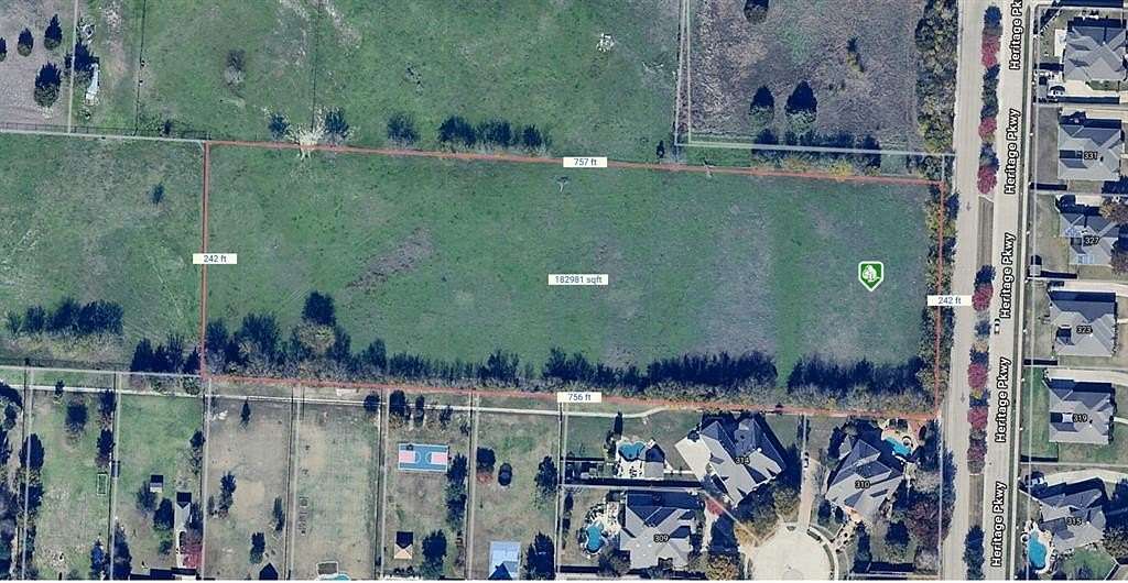 4.2 Acres of Land for Sale in Murphy, Texas