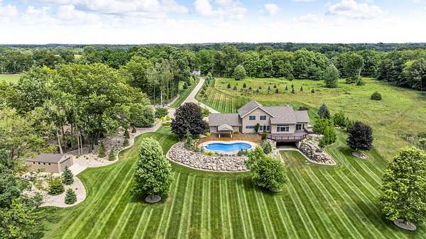 10.3 Acres of Land with Home for Sale in Horton, Michigan