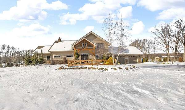 10.3 Acres of Land with Home for Sale in Horton, Michigan