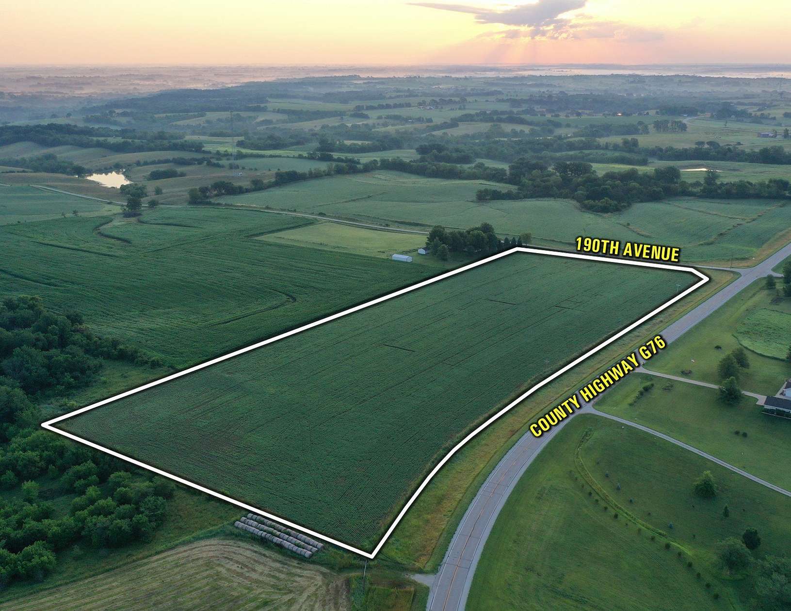 12.9 Acres of Land for Sale in Lacona, Iowa