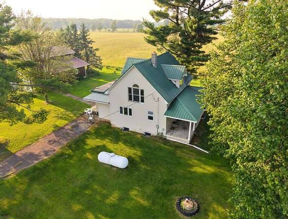 80 Acres of Recreational Land with Home for Sale in Catawba, Wisconsin