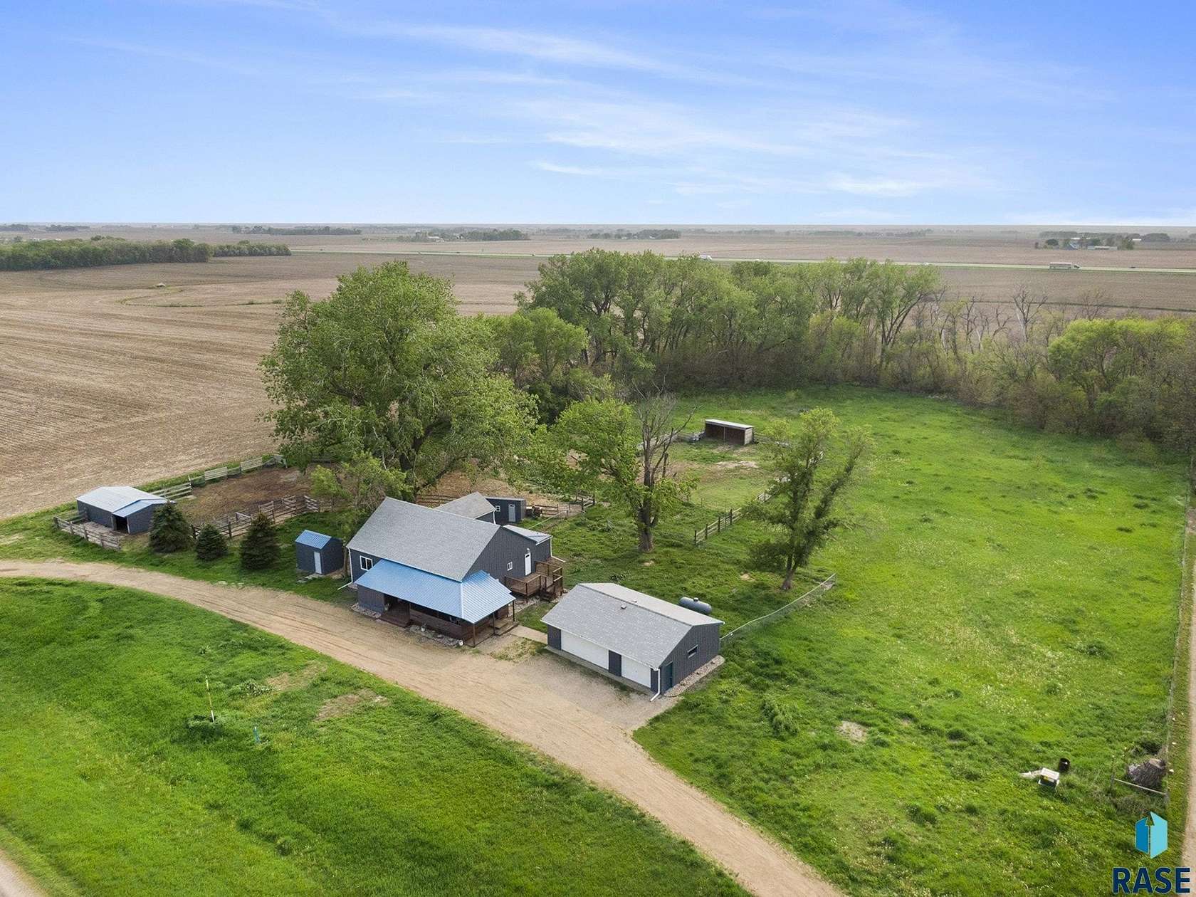 5.43 Acres of Land with Home for Sale in Beresford, South Dakota