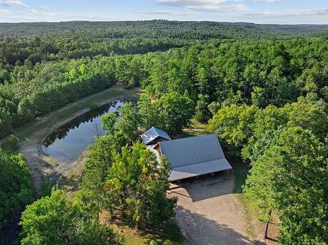 24 Acres of Recreational Land with Home for Sale in Broken Bow, Oklahoma