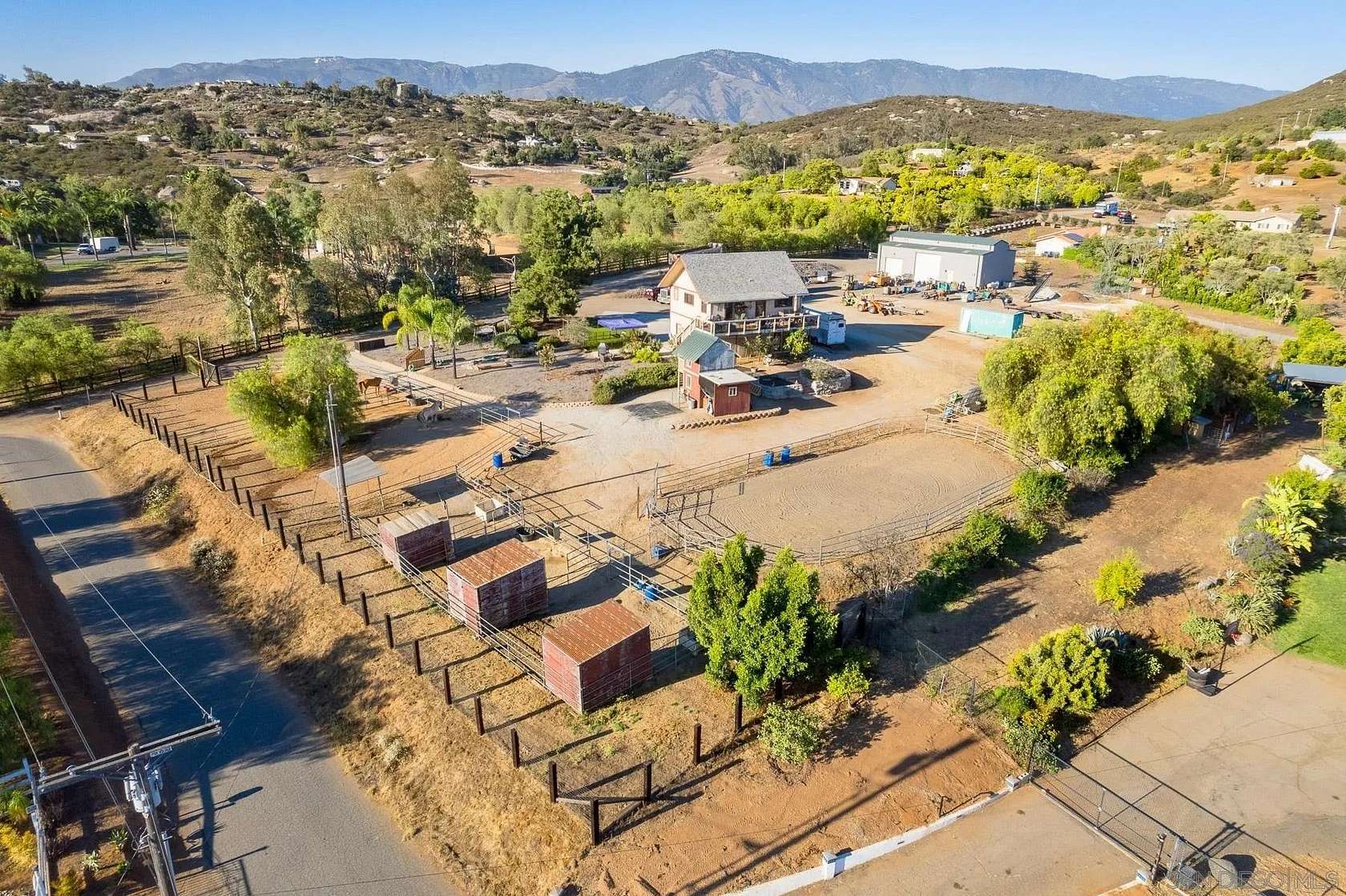 2.5 Acres of Residential Land with Home for Sale in Valley Center, California