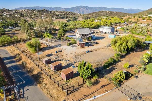 2.5 Acres of Residential Land with Home for Sale in Valley Center, California