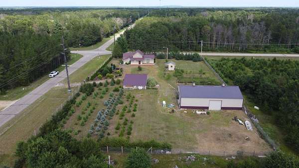 4 Acres of Residential Land with Home for Sale in Necedah, Wisconsin