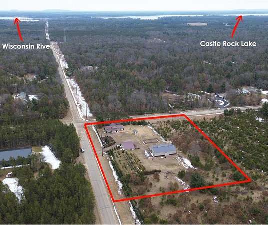 4 Acres of Land with Home for Sale in Necedah, Wisconsin