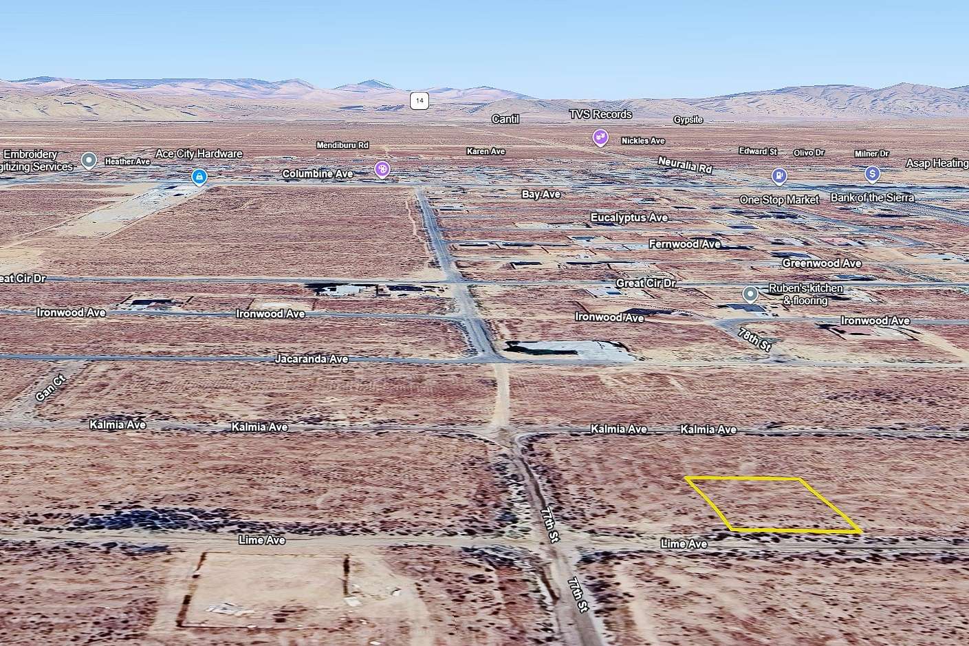 0.22 Acres of Residential Land for Sale in California City, California