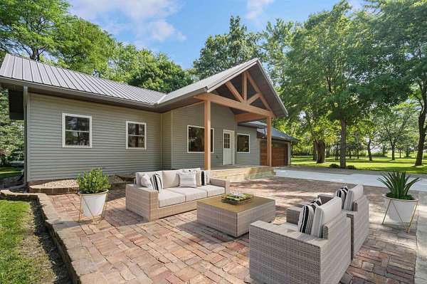 2.73 Acres of Residential Land with Home for Sale in Cedar Falls, Iowa