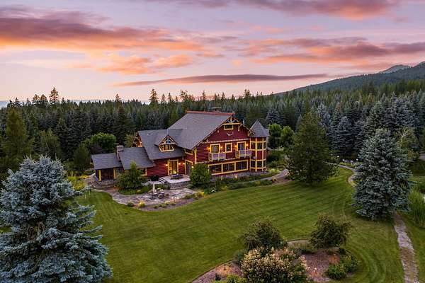 58 Acres of Land with Home for Sale in Kalispell, Montana