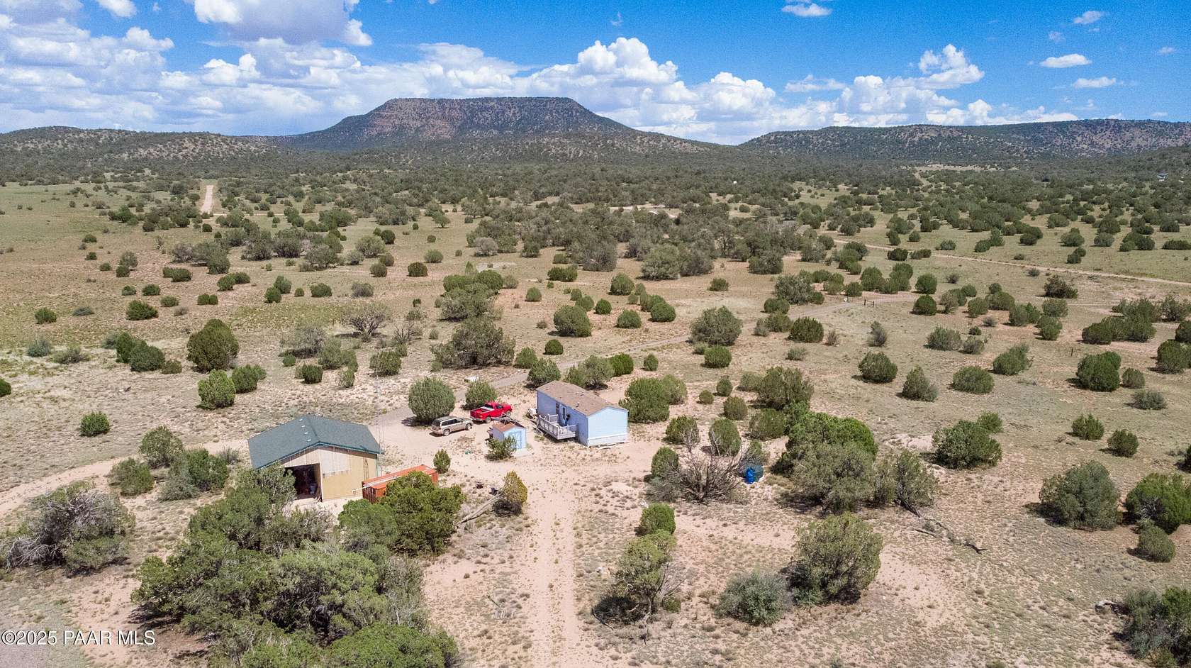 38.7 Acres of Recreational Land with Home for Sale in Seligman, Arizona