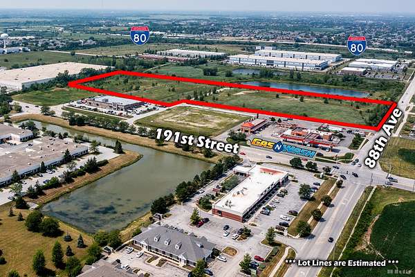 17.8 Acres of Commercial Land for Sale in Mokena, Illinois